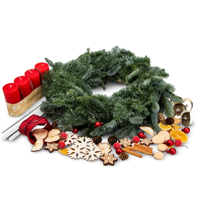 Stavebnice adventní věnec pro domácí tvoření